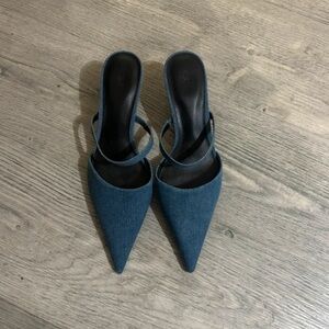 Marks & Spencer Denim Blue Mules